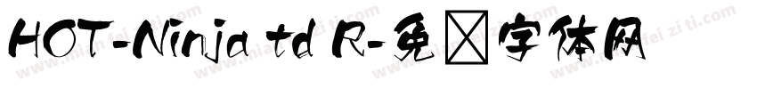 HOT-Ninja td R字体转换